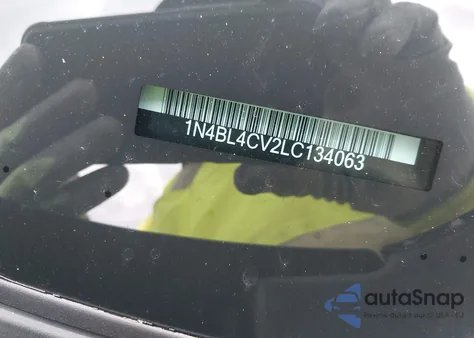 2020 Nissan Altima Sr Fwd из США, поврежденный, VIN 1N4BL4CV2LC134063